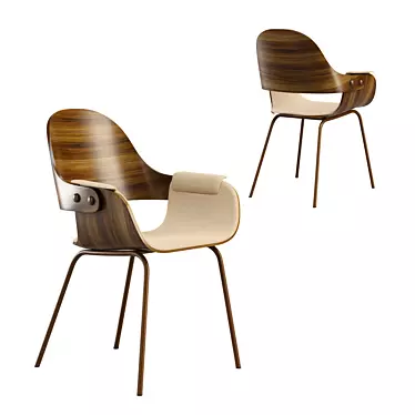 Showtime: Elegant Designer Chair 3D model image 1 