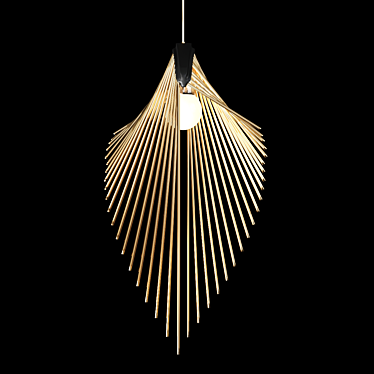 Modern Hanging Pendant Light 3D model image 1 