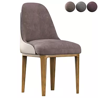 Coveted Dining Chair: Sleek and Stylish 3D model image 1 