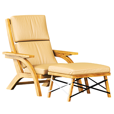 Brooks Armchair 2015: Stylish and Functional 3D model image 1 