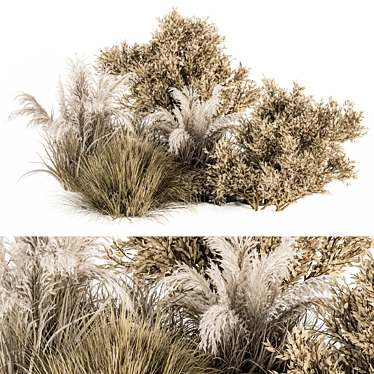 Wild Bushes - Set of 36 3D model image 1 