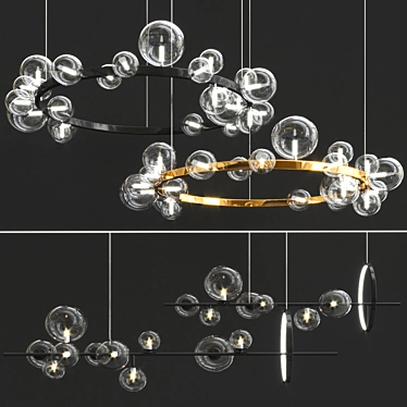 IONA Pendant Lighting - Stylish and Elegant 3D model image 1 