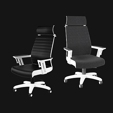 Office Chair Black and Gray