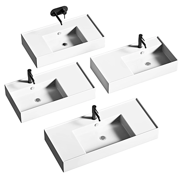 ESSENCE C Washbasins Collection: Modern & Elegant 3D model image 1 