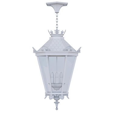 Elegant Illumination: Manchester Street Lamp 3D model image 1 