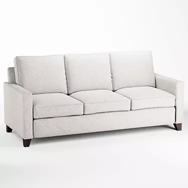 Cameron Square Arm Sofa Bed 3D model image 1 