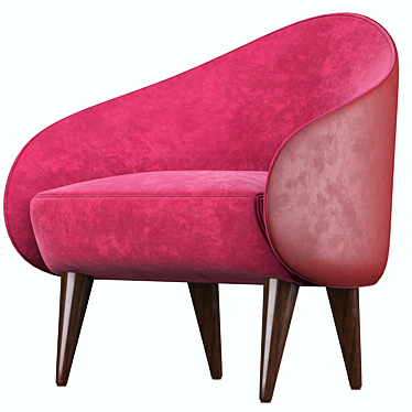 Elegant Sillon Armchair 3D model image 1 