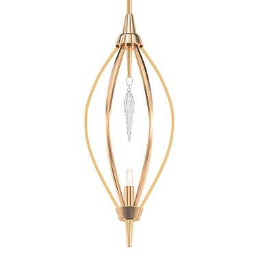 Elegant Bolero Pendant - Illuminate with Style 3D model image 1 