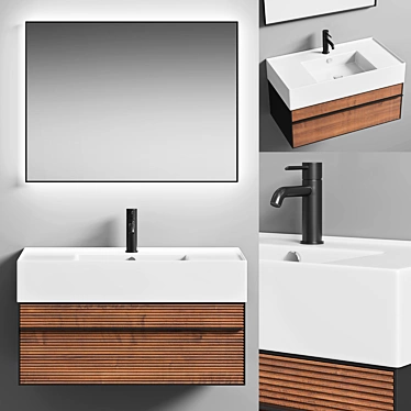 NOKEN ESSENCE C Bathroom Furniture- Compact, Stylish, Functional 3D model image 1 