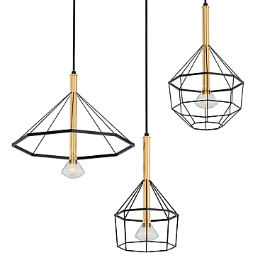 Elegant Design Format Lamps 3D model image 1 