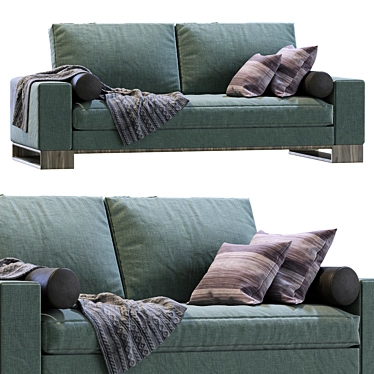 Elevate your living space with the stylish Sofa Terra by Sandon 3D model image 1 