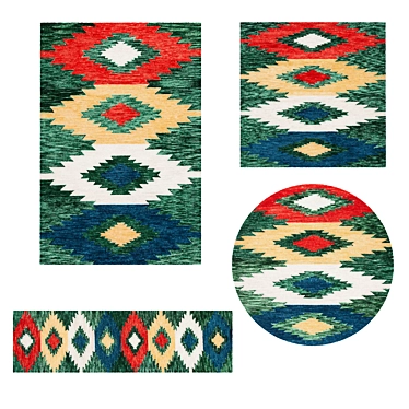 Modern Rugs Collection 3D model image 1 