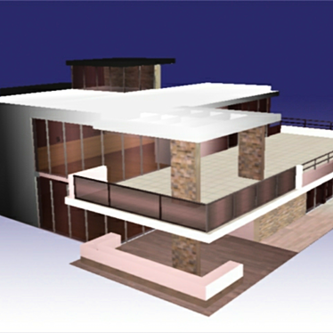 Contemporary Urban Dwelling 3D model image 1 