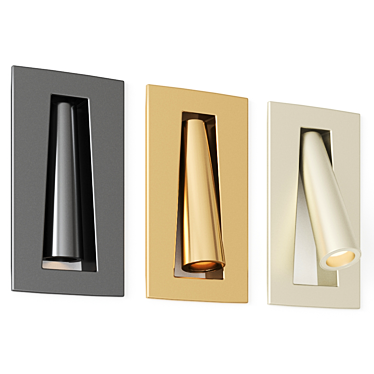 Gamma SR Sconce: Vibrant Spanish Lighting 3D model image 1 