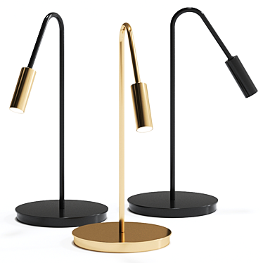 Sleek VOLTA LED Table Lamp 3D model image 1 