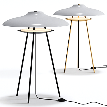HARO Table Lamp: Sleek and Stylish Lighting 3D model image 1 