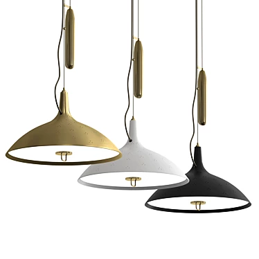 Modern Gubi Pendant Light 3D model image 1 