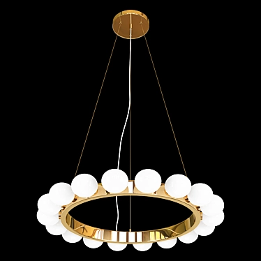 Elegant Glori Chandelier 3D model image 1 