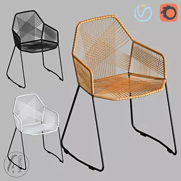 Modern Ergonomic Chair CH6017 3D model image 1 