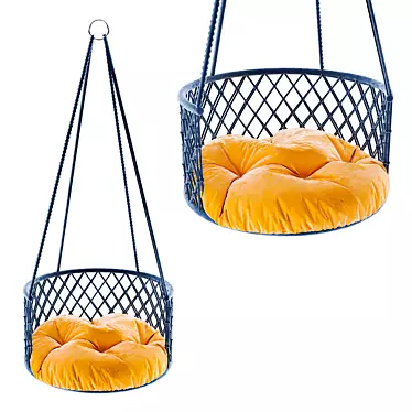 Cozy Hammock Hanging Chair 3D model image 1 