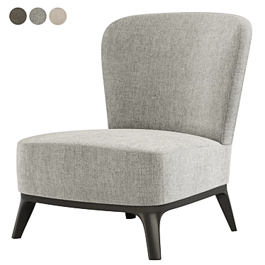 Elegant Jolie Armchair: Versatile Colors & Materials 3D model image 1 