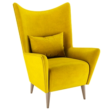 Nosta Armchair- Contemporary Comfort 3D model image 1 
