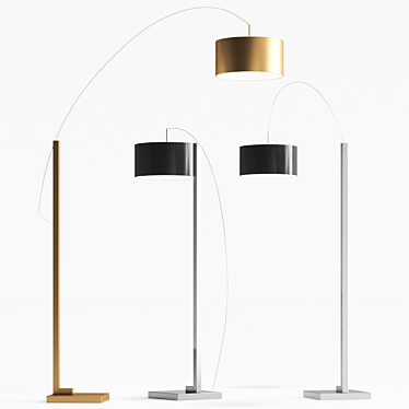 Ligne Roset MAMA Floor Lamp 3D model image 1 