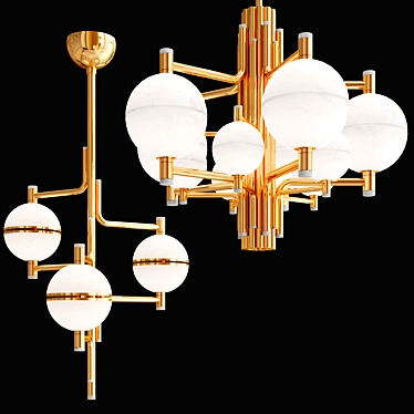 Elegant ANDROS Pendant Collection 3D model image 1 