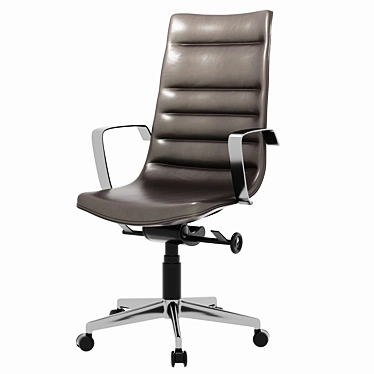 Kenzo Highback Leather Office Chair 3D model image 1 