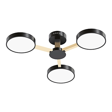 Modern Ceiling Chandelier with Remote Control 3D model image 1 