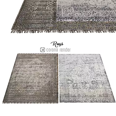 Elegant Rugs for Modern Homes 3D model image 1 