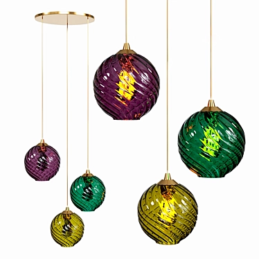 17-Light Pendant: Stylish Illumination 3D model image 1 