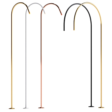 Sleek Lightware Floor Lamp 3D model image 1 