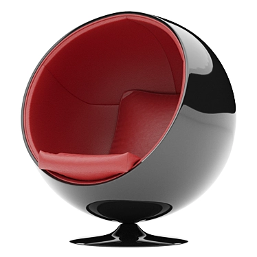 ErgoFit Ball Chair 3D model image 1 