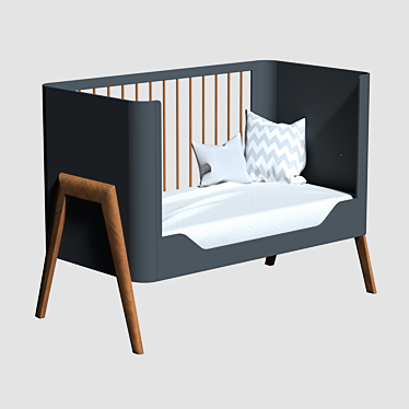 Troll Torsten Cot: Stylish Baby Bed 3D model image 1 