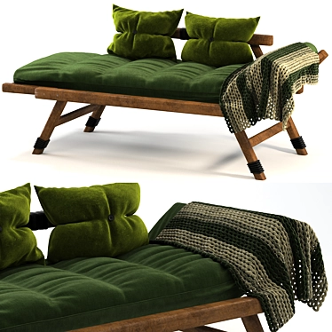 Elegant Allegro Sofa: Stylish & Comfortable 3D model image 1 