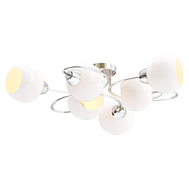 Tulia Glass Pendant Ceiling Light 3D model image 1 