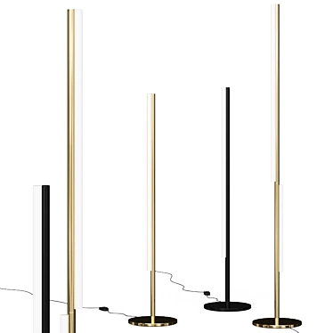 Contemporary One Sequence Floor Lamp 3D model image 1 