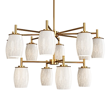 Arteriors Greenwich 82007 Chandelier 3D model image 1 