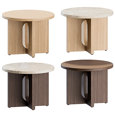 Modern Androgyne Side Table 3D model image 1 