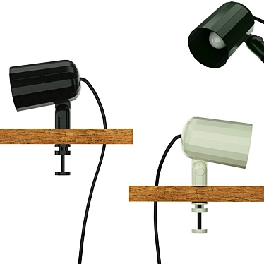 Sleek Noc Clip Lamp 3D model image 1 