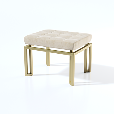 Luxury Oro Pouf by Tosconova 3D model image 1 