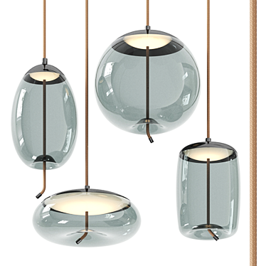 Knot Cilindro Pendant Lamp 3D model image 1 