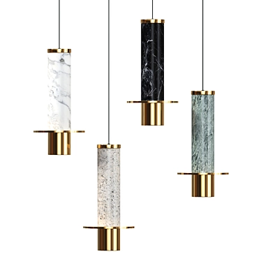 Elegant Pendant Light 22 3D model image 1 