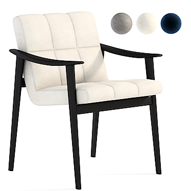 Fynn Dining Chair by Minotti 3D model image 1 