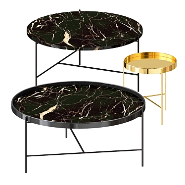 Modern Globe Coffee Tables 3D model image 1 