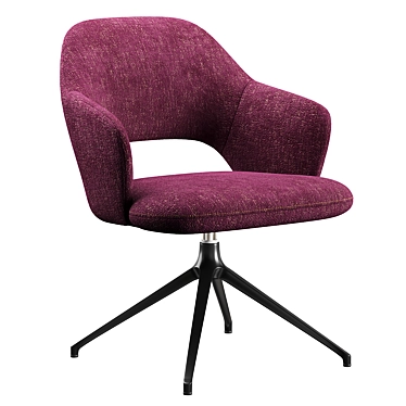 Roma Furman Armchair: Sleek, Cozy, and Versatile. 3D model image 1 