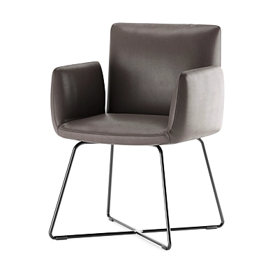 Elegant Jamis Armchair: Jehs & Laub Design 3D model image 1 