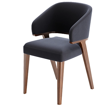 Modern Accent Chair Accento 3D model image 1 