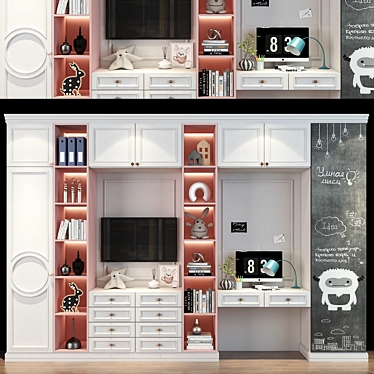 Kid's Dream Furniture 3D model image 1 